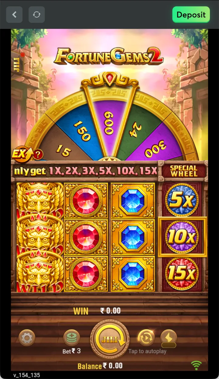Fortune Gems on EK1